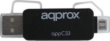 Approx Approx APPC33 Negro lector de tarjeta