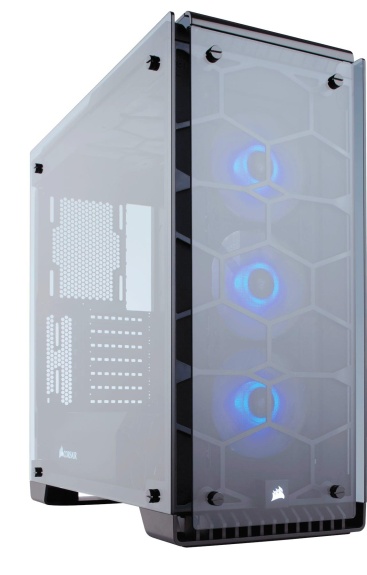 Corsair Crystal 570X Midi-Tower Negro, Transparente