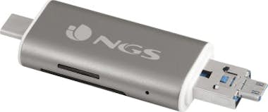 NGS NGS ALLYREADER USB/Micro-USB Gris, Color blanco le