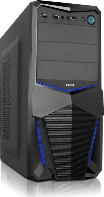 Nox NOX NXPAX Midi-Tower Negro carcasa de ordenador