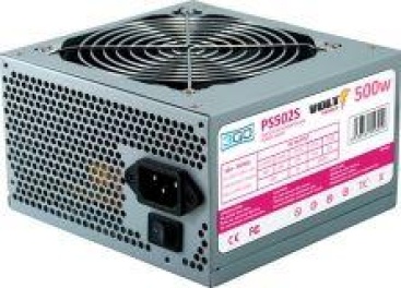 Fuente Alimentacion 3go ps502s 500w de 24pin+sata+12cm volt series atx acero inoxidable unidad 500 12 cm 1 ventiladores 20+4 24pin+sata+12cm3go