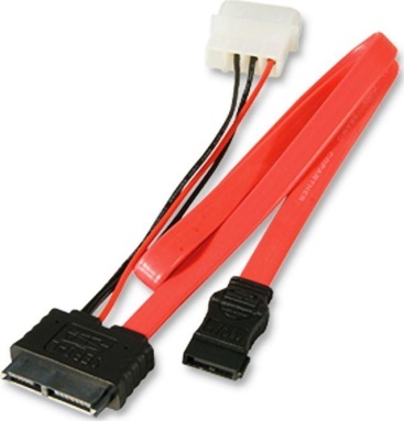 Nanocable CABLE SLIMLINE SATA DATOS+ALIM SATA 13P/H-7P/H+MOLEX 4PIN/M 0.5 M+0.2 M