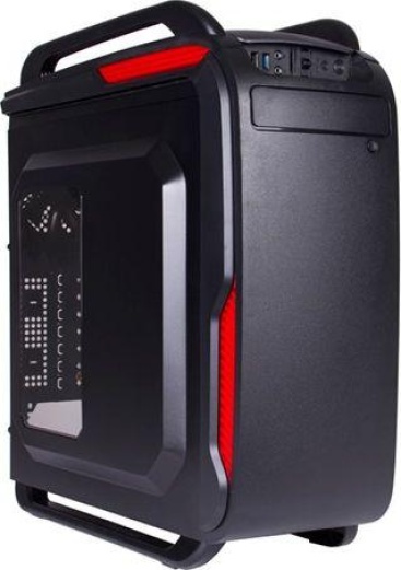 Black Lion IT1523 Midi-Tower Negro, Rojo carcasa d