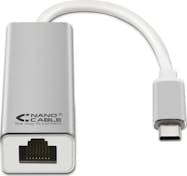 Nanocable Nanocable Conversor USB-C A Ethernet Gigabit 10/10