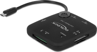 Delock DeLOCK 65529 USB 2.0 Negro lector de tarjeta