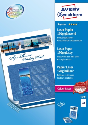 Avery Avery Zweckform Premium Colour Laser Photo Paper 1