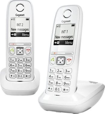 Gigaset Gigaset AS405 Duo Teléfono DECT Blanco