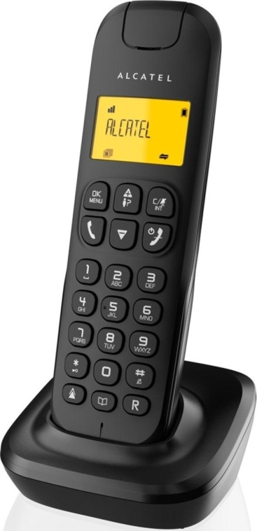 Alcatel Alcatel D135 DECT Identificador de llamadas Negro