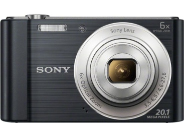 Sony Cyber-shot DSC-W810 Cámara compacta 20,1 MP 1/2.3 CCD 5152 x 3864 Pixeles Negro