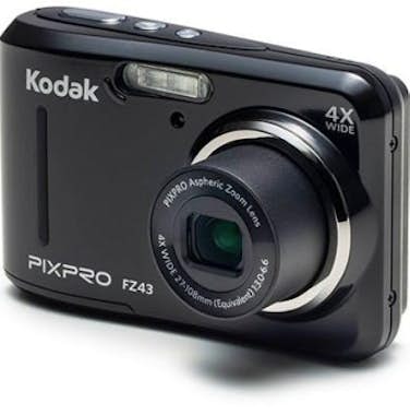 Kodak Pixpro Fz43bk compacta 16.15 mp 12.3 ccd 4608 x 3456 pixeles negro digital 4x hdready camera 1615 fz43rd 16.15mp 3456pixeles 80 1600