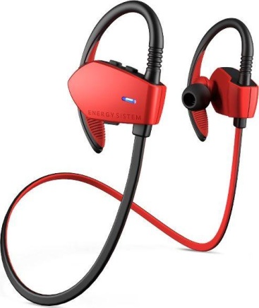 Auriculares Bluetooth Tipo deportivo energy sistem sport red 427758 con rojo. earphones 1 reacondicionado color gancho oreja negro bt in multicolor para