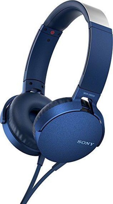 Sony MDR-XB550AP auriculares para móvil Binaural Diadema Azul