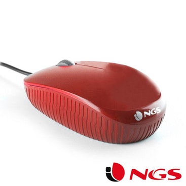 NGS Raton Usb Flame Rojo