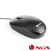 NGS NGS Flame USB Óptico 1000DPI mano derecha Negro ra