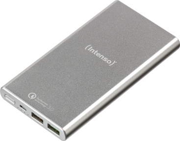 Intenso Cargador Externo q10000 con tecnología de quick charge 7334531 10.000mah plata powerbank batería 10000 10000mah