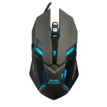 Mars Gaming MRM0 ratón USB Óptico 4000 DPI mano derecha