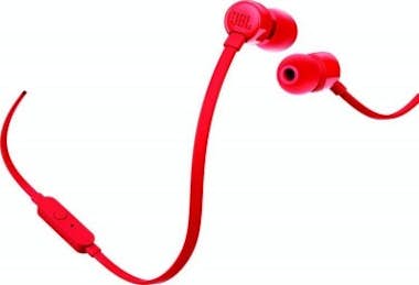 JBL JBL T110 Dentro de oído Binaural Alámbrico Rojo au