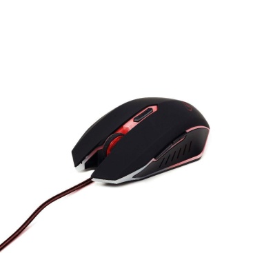Gembird Gembird MUSG-001-R USB 2400DPI Ambidextro Negro, R