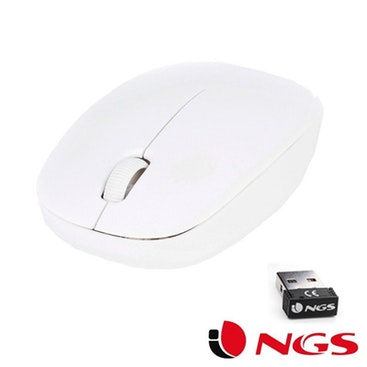 NGS Raton Inalambrico Fog White