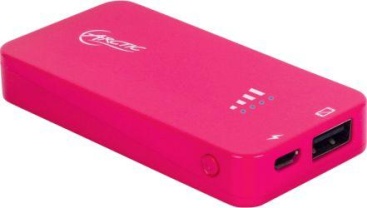 Powerbank Arctic Cooling bank 2000 rosa batería externa de litio mah digital gps auriculares móvil mp3 mp4 tableta 5v 4.21