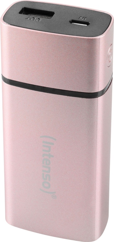 Powerbank Intenso Pm5200 rosa batería externa alu 5200 mah de litio bank 5200mah para smartphones tabletas