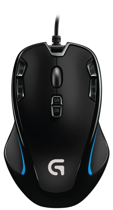 Logitech G300s ratón USB 2500 DPI Ambidextro