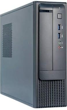 Chieftec Fn03b Carcasa de ordenador minitower negro plata 350 w caja pc micro atx 7 23 350w