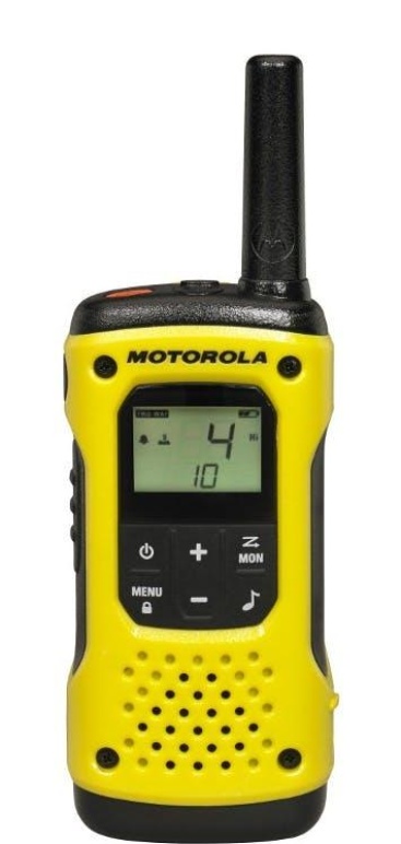 Motorola TLKR T92 H2O two-way radios 8 canales Negro, Amarillo