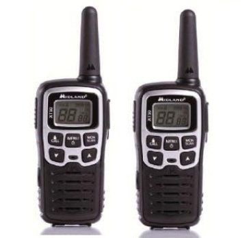 Midland XT50 two-way radios 24 canales 446.00625 - 446.0937 MHz Negro, Gris