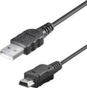 GooBay Goobay DAT f/ MOT V3 mini USB Negro cable de teléf