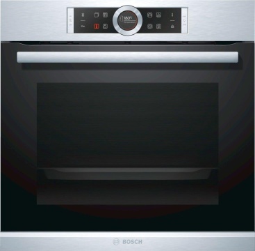 Bosch Serie 8 HRG635BS1 horno Horno eléctrico 71 L 3600 W Negro, Acero inoxidable A+