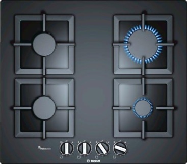 Bosch Serie 6 PPP6A6B20 hobs Integrado Encimera de gas Negro