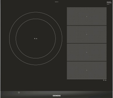 Siemens EX675LJC1E hobs Integrado Con placa de inducción Negro