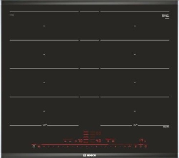 Bosch Serie 8 PXY675DC1E hobs Integrado Con placa de inducción Negro