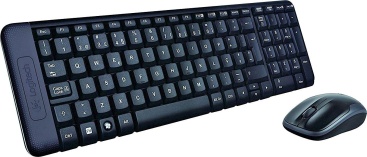 Logitech MK220 RF inalámbrico Español Negro