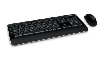 Teclado Microsoft 3050 wireless desktop rf qwerty negro qwertz