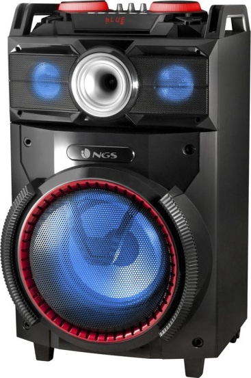 NGS NGS Wild Dance 300W Negro, Azul, Rojo altavoz