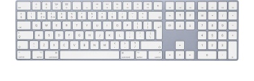 Apple Magic Keyboard con teclado plata bluetooth qwerty ingl�s del reino unido blanco