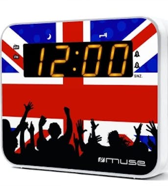 Muse Muse M-165 UK Reloj Analógica Negro, Azul, Rojo, C