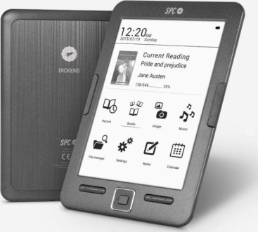 SPC SPC Dickens Lectore de e-book Negro 5608N