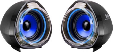 Woxter Big Bass 70 15W Negro, Azul altavoz