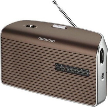 Grundig Music 60 Personal Analógica Marrón, Plata