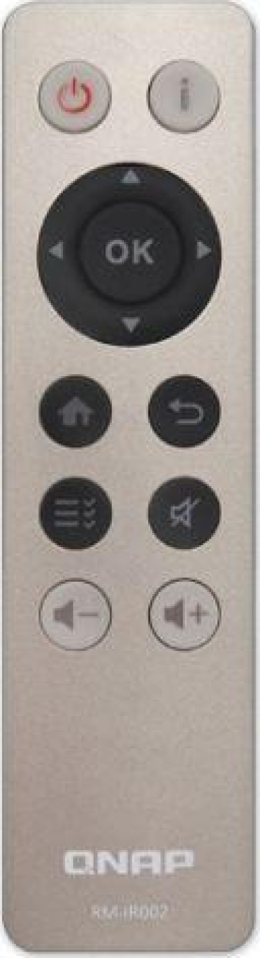 QNAP QNAP RM-IR002 Botones Gris mando a distancia
