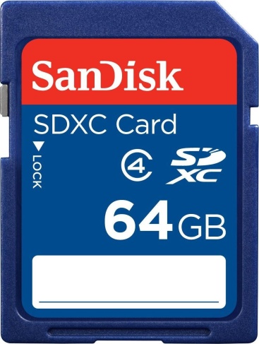 SanDisk Sandisk 64GB SDXC 64GB SDXC Clase 4 memoria flash