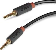 SBS SBS TECABLE35KR 1.5m 3.5mm 3.5mm Negro cable de au
