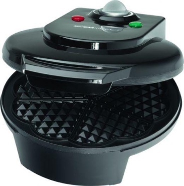 Clatronic 261 680 5waffle(s) 1200W Negro gofrera