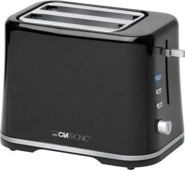 Clatronic TA 3554 2slice(s) 870W Negro tostadora