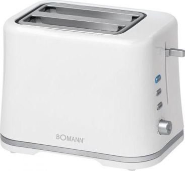 Bomann TA 1577 CB 2slice(s) 870W Blanco tostadora