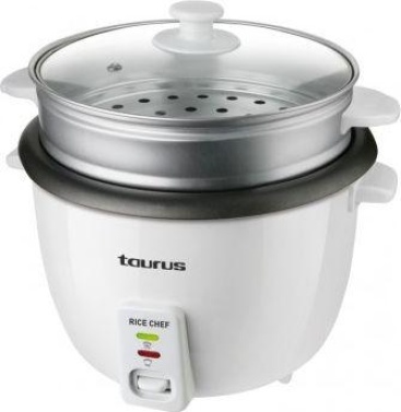 Taurus RICE CHEF 1.8L 700W Gris, Blanco arrocera