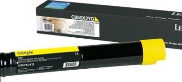 Lexmark Lexmark C950X2YG 24000páginas Amarillo cartucho de